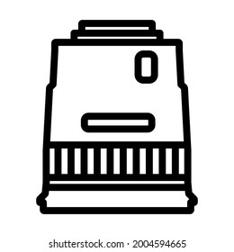 Icon Of Photo Camera Wide Lens. Bold outline design with editable stroke width. Vector Illustration.