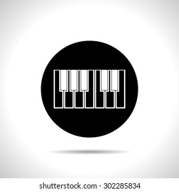 icon of piano keys