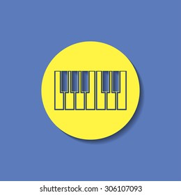 icon of piano keys