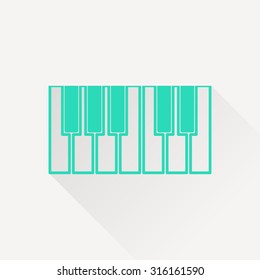 icon of piano keys
