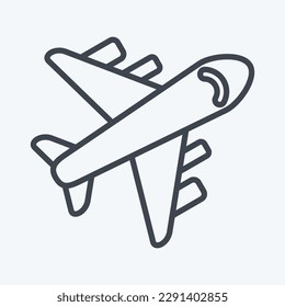 Icon Piano. related to Eid Al Adha symbol. Line Style. simple design editable. simple illustration