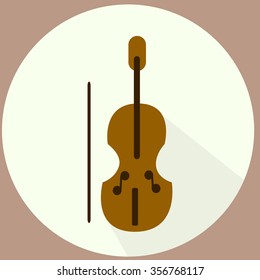 Icon pictogram violin