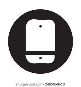 Icon pictograph mobile phone device vector image