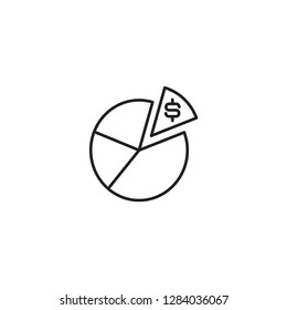 icon pie chart money