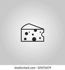 Icon piece of cheese.