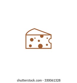 Icon piece of cheese.
