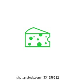Icon piece of cheese.