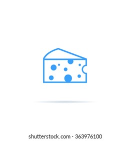 Icon piece of cheese.
