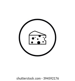 Icon piece of cheese.