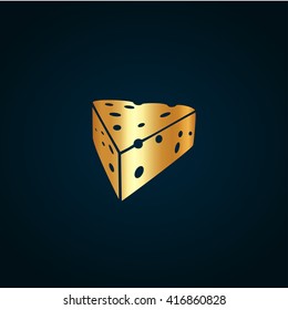 Icon piece of cheese.