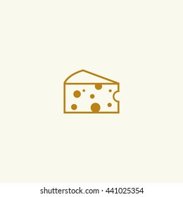 Icon piece of cheese.