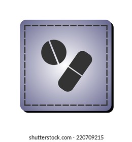 icon of a pill
