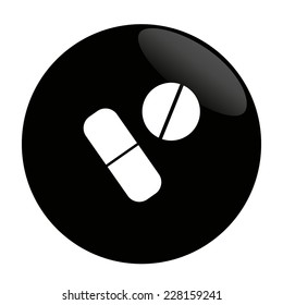 icon of a pill