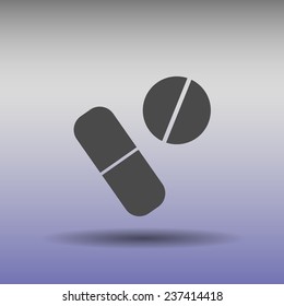 icon of a pill