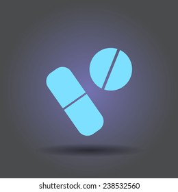 icon of a pill