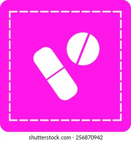 icon of a pill