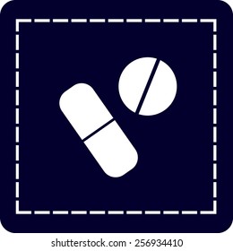 icon of a pill