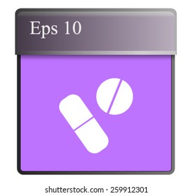icon of a pill