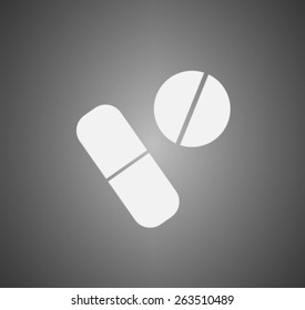 icon of a pill