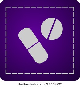 icon of a pill