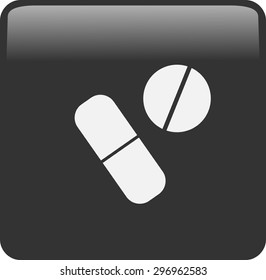 icon of a pill