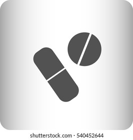 icon of a pill