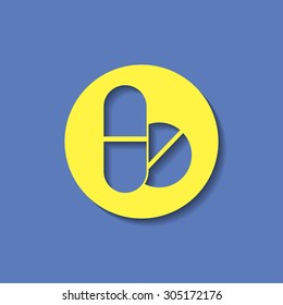 icon of pills