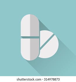 icon of pills