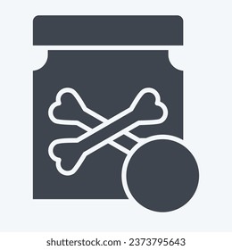Icon Pills. related to Poison symbol. glyph style. simple design editable. simple illustration