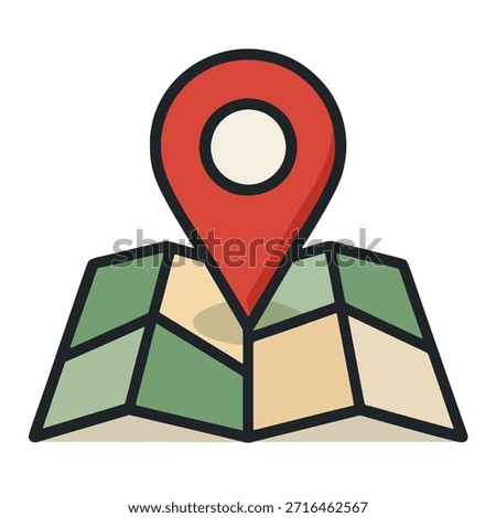 Icon Pin dropping on map