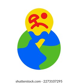 Icon Pin Location, Vacation and globe, Holyday. editable file and color.