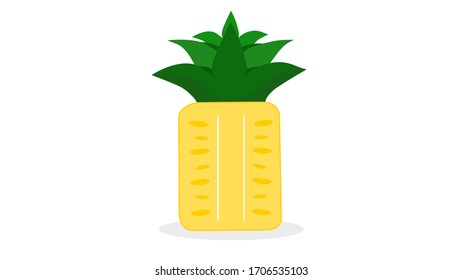  Icon pineapple, Healthy diet Vector, illustrator