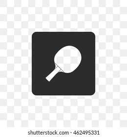 Icon of ping-pong racket.