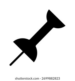 Vector de icono de ilustración anclado