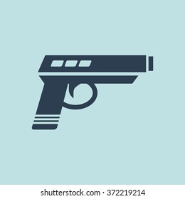 Icon of Pistol. EPS-10.