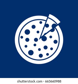 Icon of pizza,