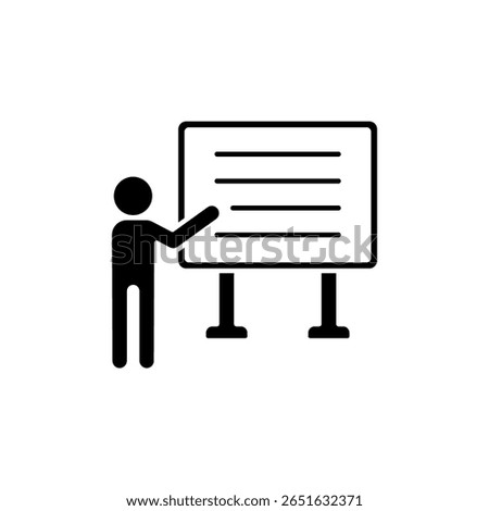 Icon a placard, isolated against a clean background.
