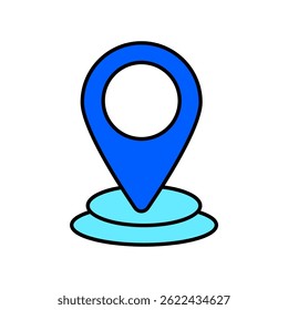 Icon a place, isolated against a clean background.