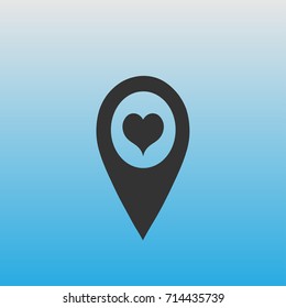 Icon place of love meetings.