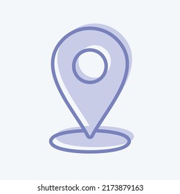 Icon Placeholder. suitable for Web Interface symbol. two tone style. simple design editable. design template vector. simple symbol illustration