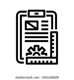 Plan de iconos con esquema de estilo
