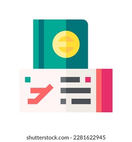 icon plane ticket Ramadan and Islamic Eid