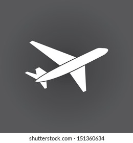 icon plane. vector. eps8
