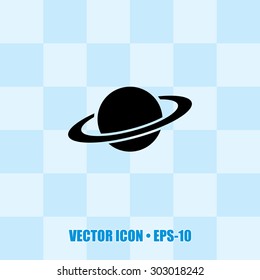 Icon Of Planet For Web & Mobile. Eps-10.