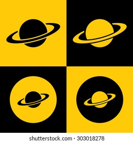 Icon Of Planet For Web & Mobile. Eps-10.