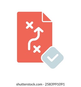 Icon a planning, isolated against a clean background.