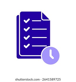 Icon a planning, isolated against a clean background.