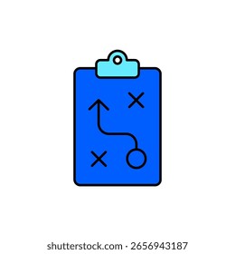 Icon a planning, isolated against a clean background.