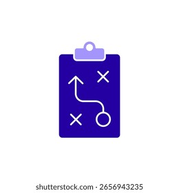 Icon a planning, isolated against a clean background.