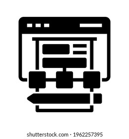 Icon Planning Process With Style Outline